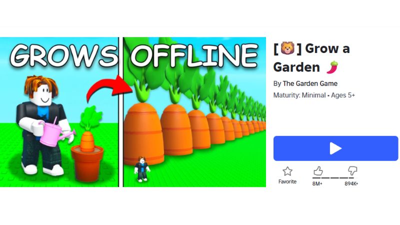 Roblox’s Grow a Garden